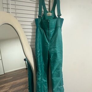 90s Vintage Teal Snow Jumpsuit